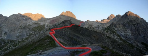 Depuis le col de la Ponsonnière