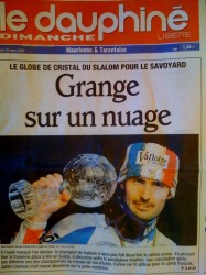La Une du Dauphiné Libéré