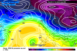 Mercredi selon GFS...