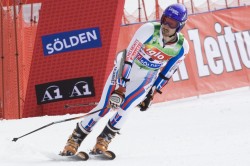 Arrivée du slalom géant de Sölden - photo : Ours Polaire Valloire 2009