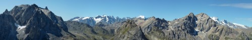 Panorama glaciers